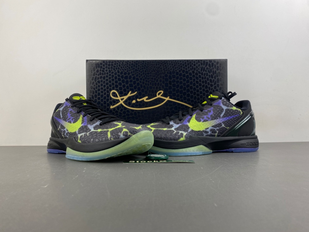 nike Kobe 6 Protro Coals Black / Venom Green IO6261-001