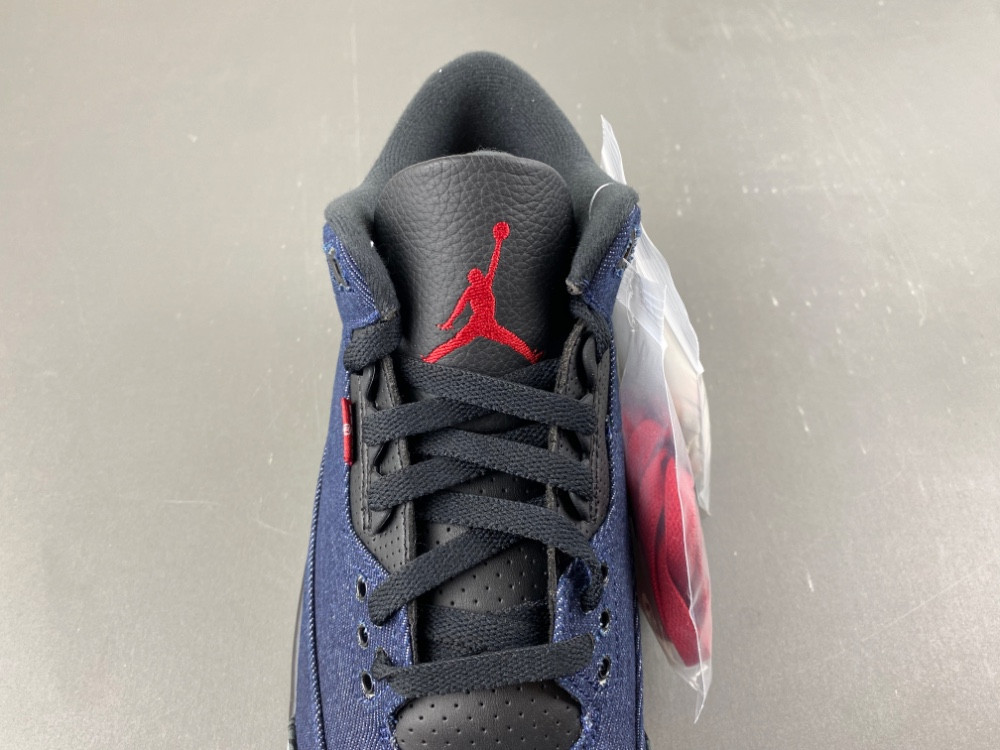 Air Jordan 3 X Leu*s "Indigo and Gym Red" IH7959-400