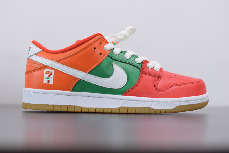 nike dunk low nike red orange green cz5130-600