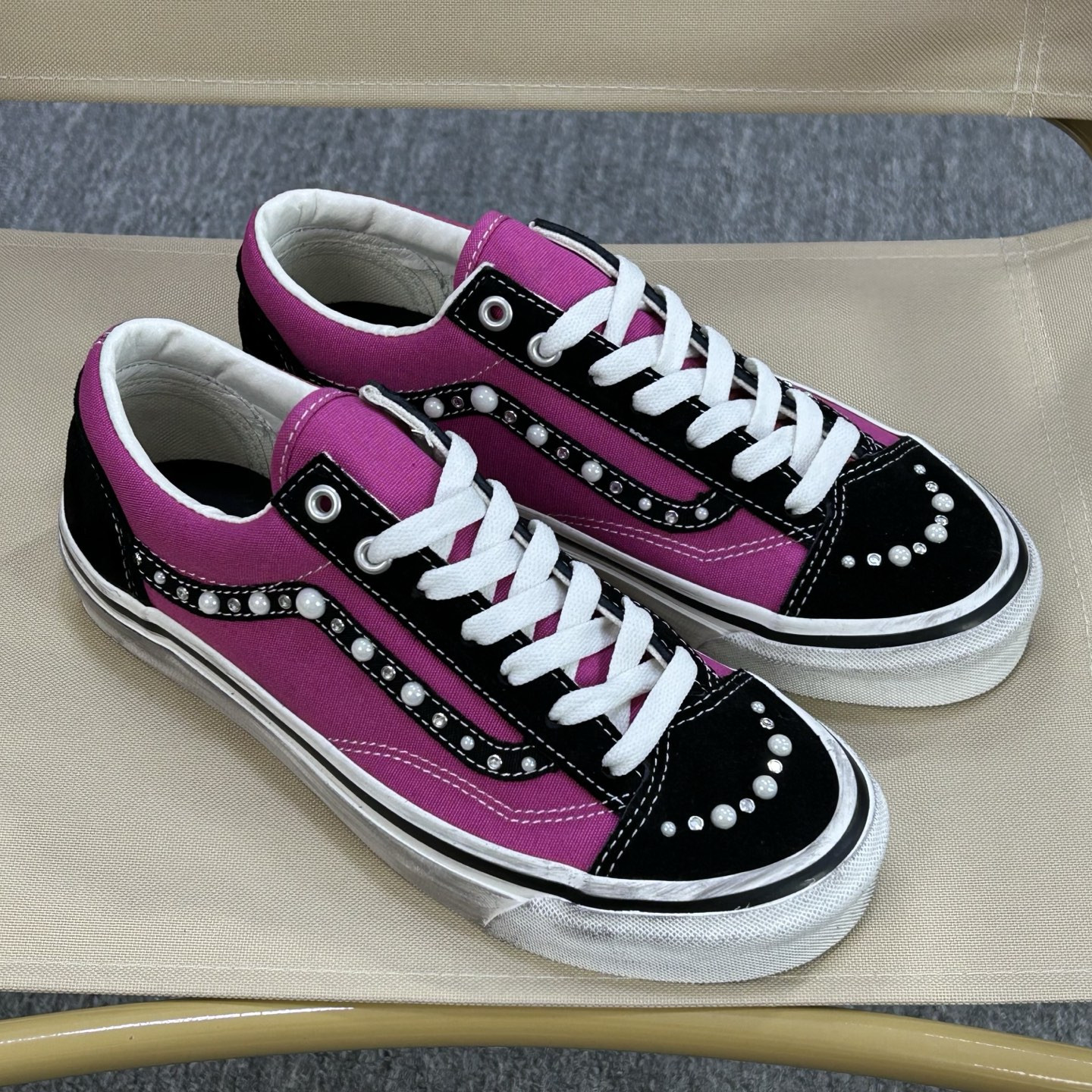Vans OTW Old Skool 36 Pearlized Pack Pink Black