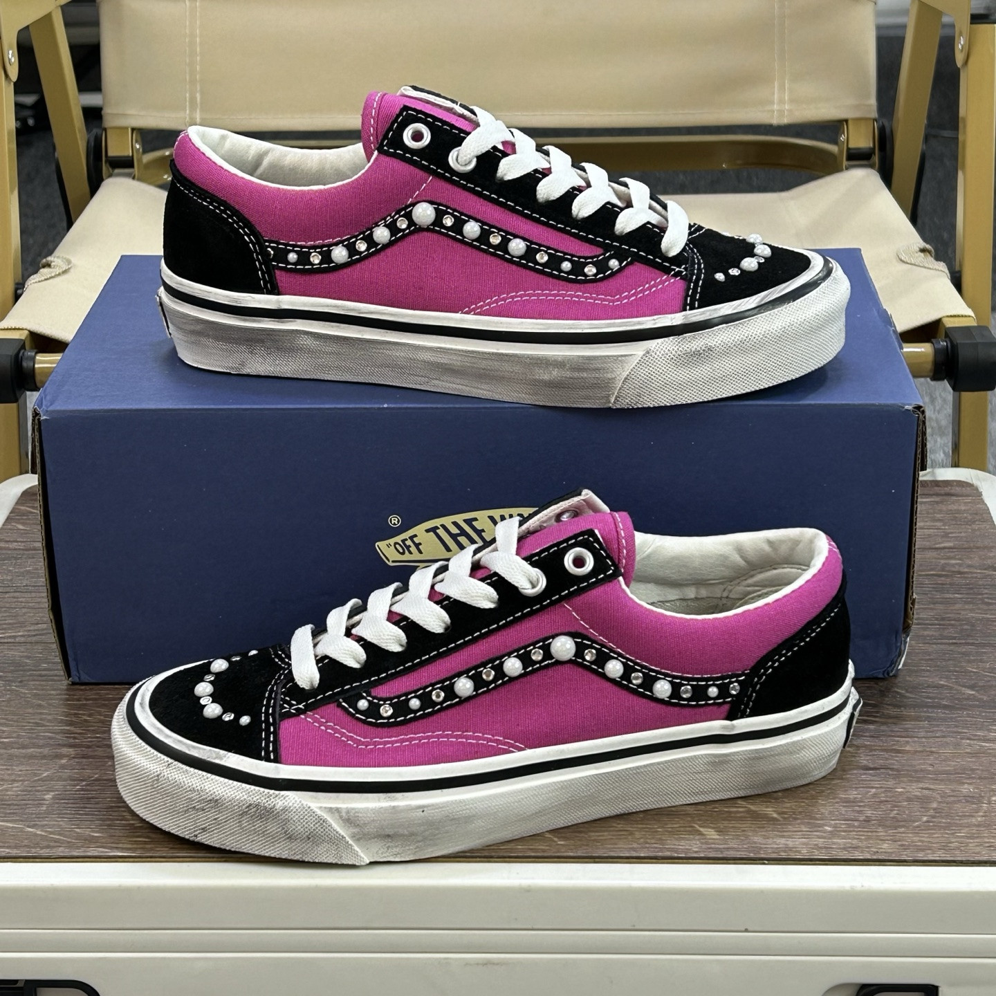 Vans OTW Old Skool 36 Pearlized Pack Pink Black