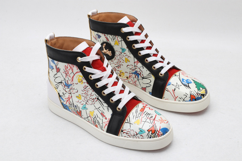 chian louin high top sneaker