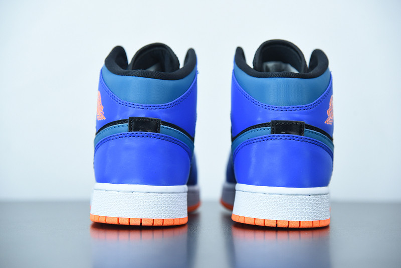 air jordan 1 mid racer blue green abyss 554725-440