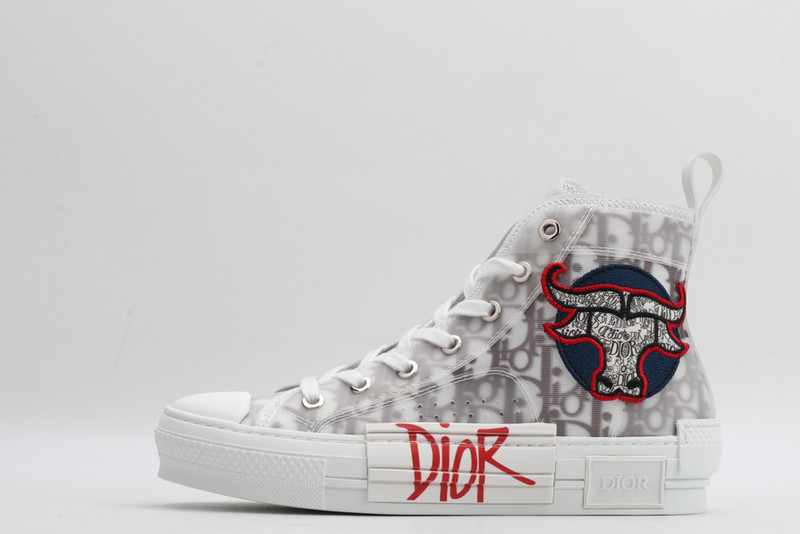 dio* b23 oblique high-top sneaker