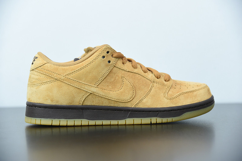 nike sb dunk low “wheat mocha” bq6817-204