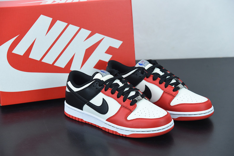 nba x nike sb dunk low emb “chicago” dd3363-100