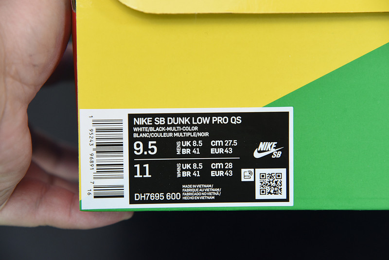 parra x nike sb dunk low pro sb abstract art