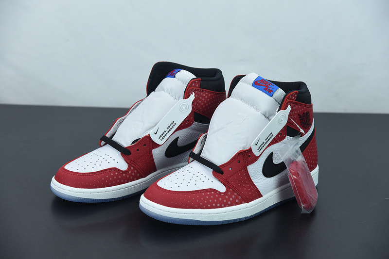 air jordan 1 retro high og "spiderman" 555088-602