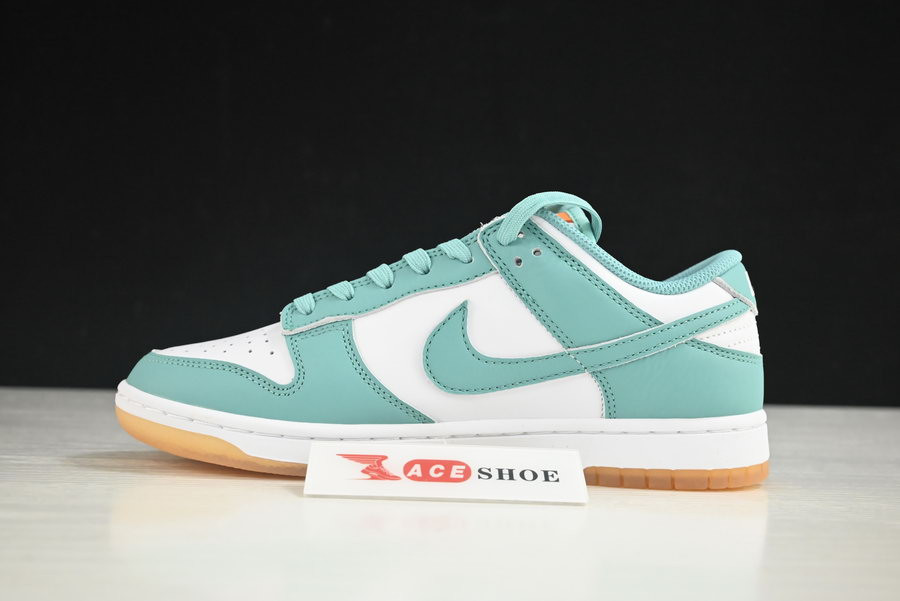 nike dunk low turquoise green orange dv2190-100
