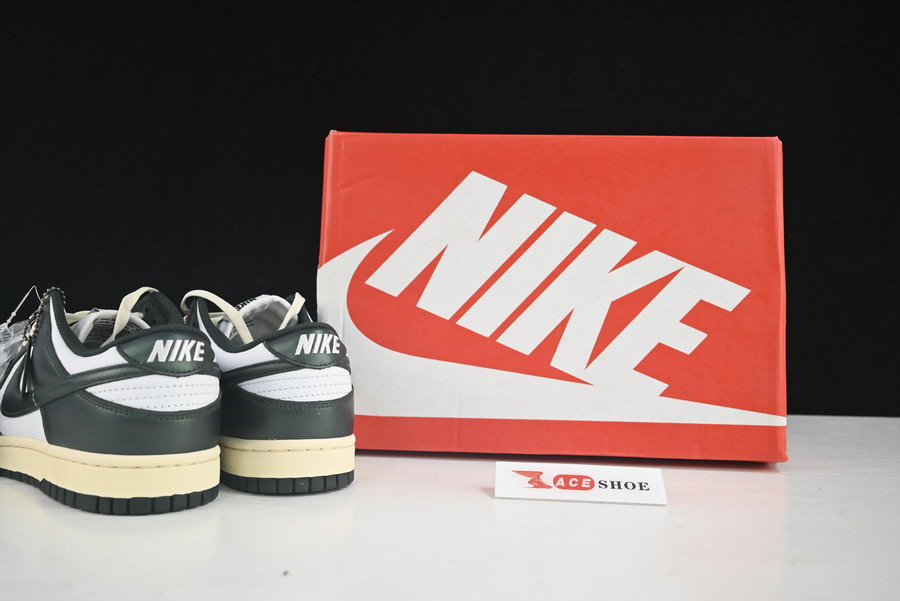 nike sb dunk low “vintage green” dq8580-100