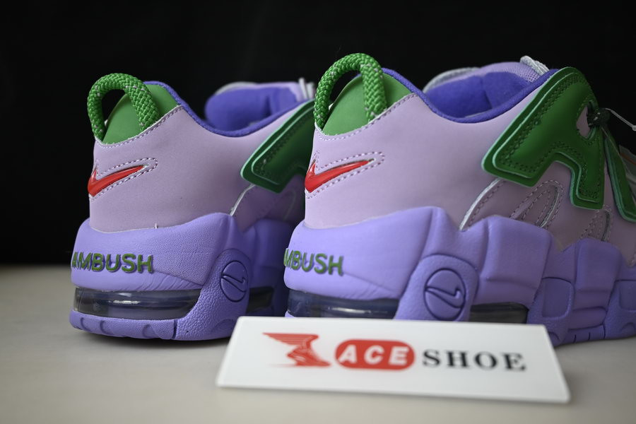 ambush x nike air more uptempo low lilac fb1299-500