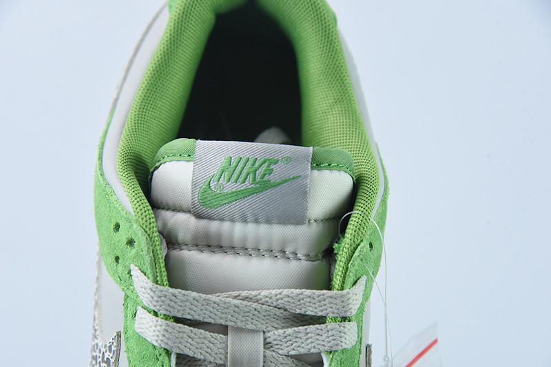 nike dunk low safari swh “chlorophyll” dr0156-300