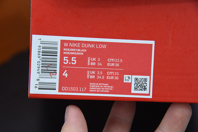 nike dunk low “light smoke grey” dd1503-117