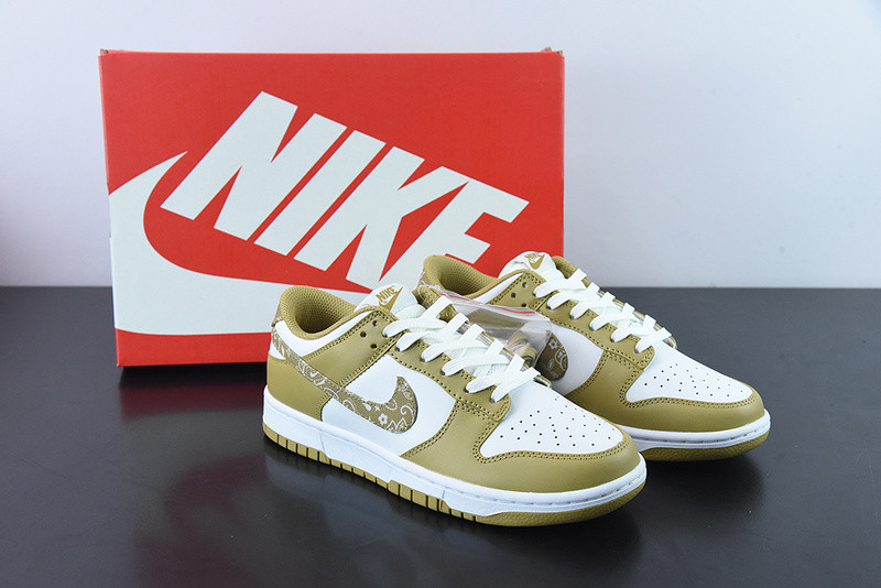 nike dunk low essential paisley pack barley (w) dh4401-104