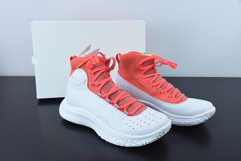 under armour curry 4 flotro white red 3024861-100