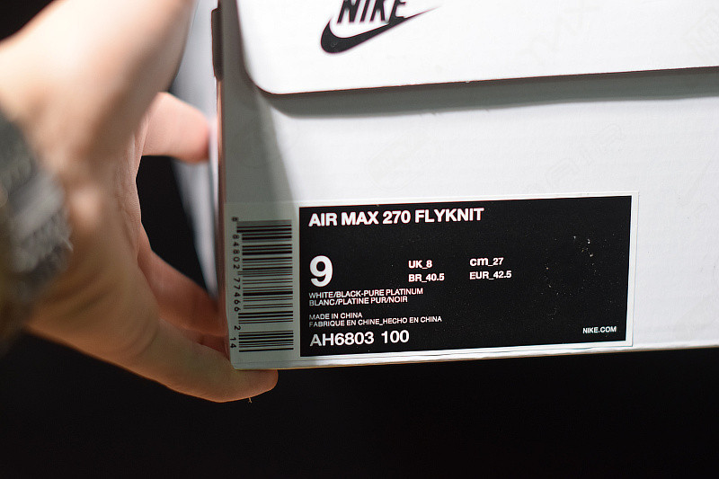 nike air max 270 flyknit 