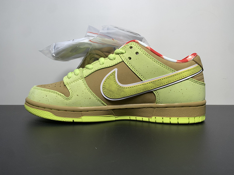 concepts × nike dunk sb fluorescent yellow lobster bv1310-566