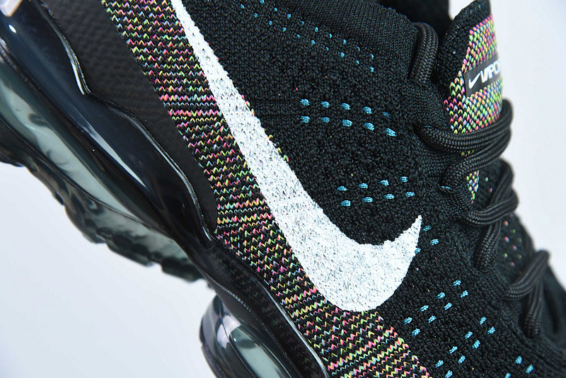 nike air vapormax 2023 flyknit “black multi” dv1678-008