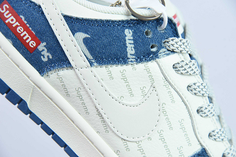 nike sb dunk low S*p*e denim blue off white red fc1688-194