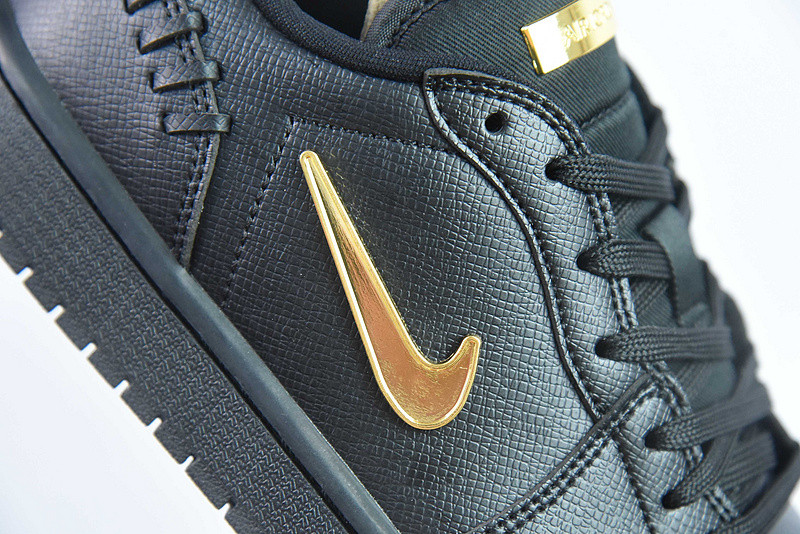 air jordan 1 low method of make “black/metallic gold” fn5032-007