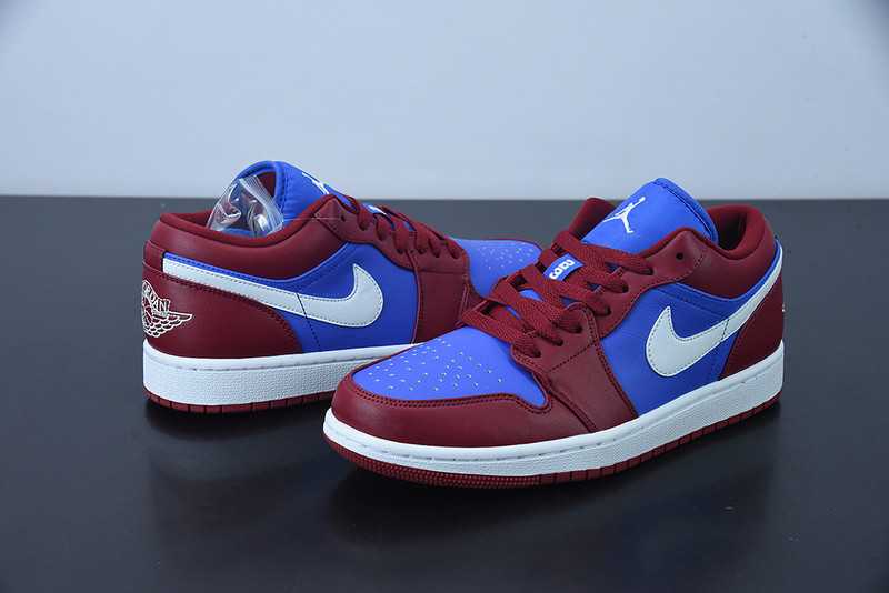 air jordan 1 low pomegranate medium blue dc0774-604