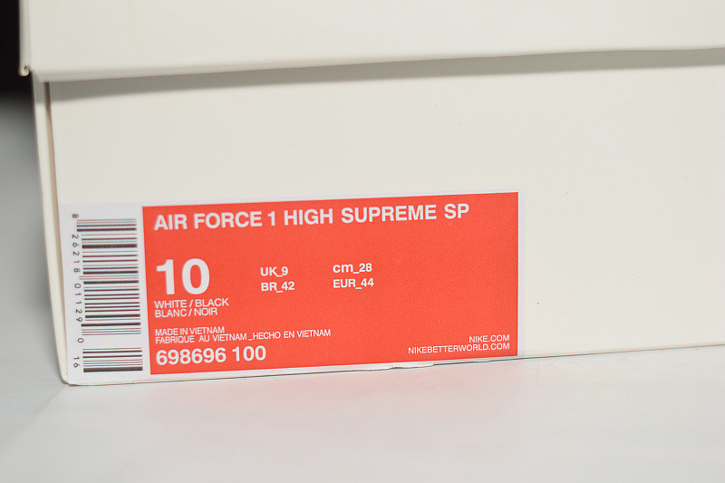 nike air force 1 high Svp*me sp "Svp*me" white 698696-100