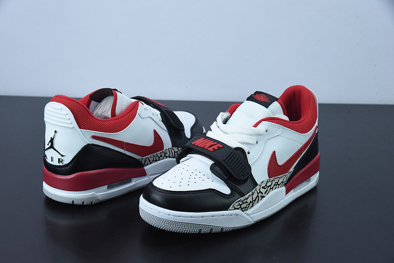 air jordan legacy 312 low “black toe” cd7069-160