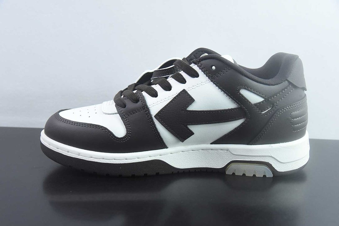 OF™ C/O VIRGIL ABLOH OUT OF OFFICE LOW-TOP LEATHER SNEAKERS ‘OOO“