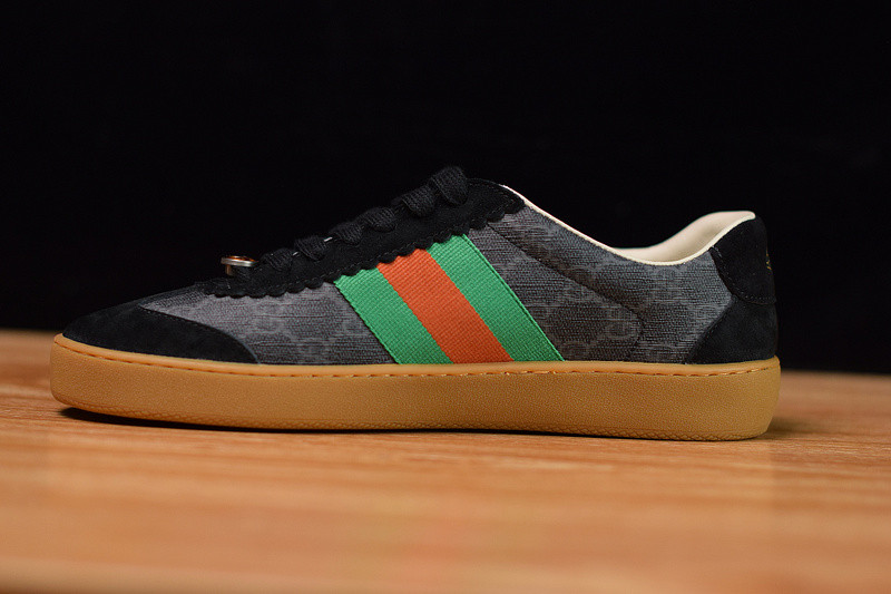 g*u*i jbg leather and suede