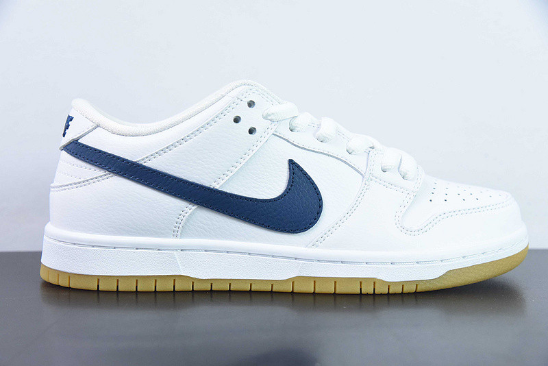 nike sb dunk low orange label white navy cz2249-100