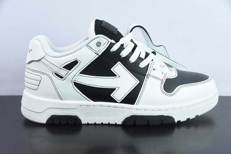 OF™ C/O VIRGIL ABLOH OUT OF OFFICE LOW-TOP LEATHER SNEAKERS ‘OOO“