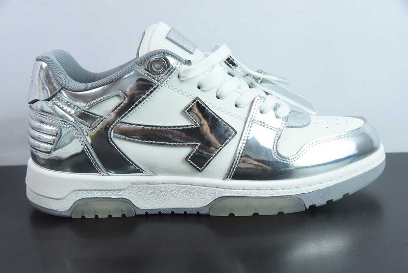 OF™ C/O VIRGIL ABLOH OUT OF OFFICE LOW-TOP LEATHER SNEAKERS ‘OOO“