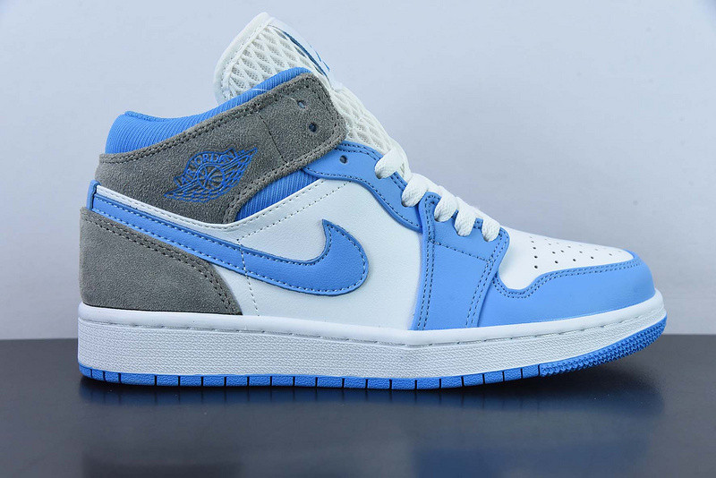air jordan 1 mid “university blue” dx9276-100