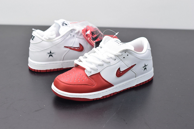nike sb dunk low Svp*me jewelswh red ck3480-600.