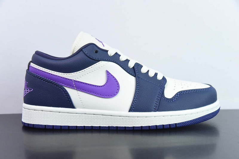 air jordan 1 low womens "purple/sail" dc0774-502