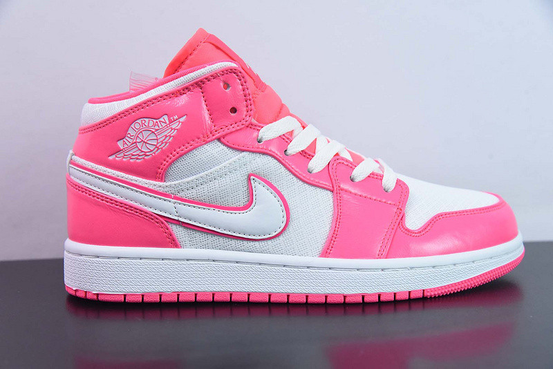 air jordan 1 mid gs ''hyper pink'' 555112-611
