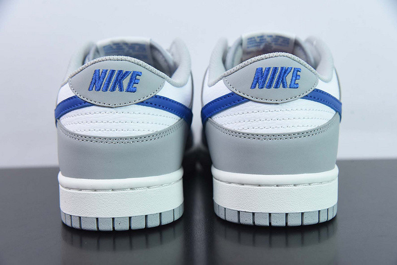 nike dunk low gs white grey royal fn3878-001