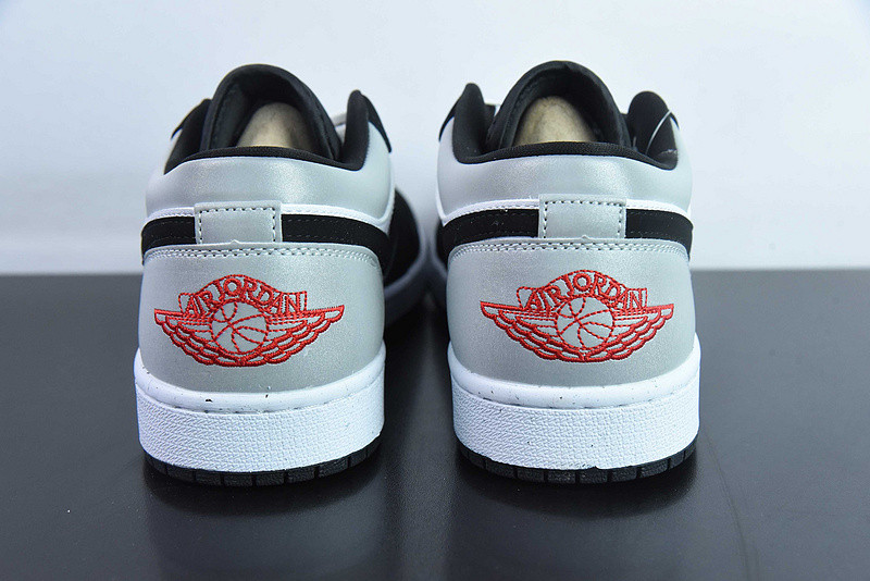 Air Jordan 1 Low SE White Fire Red Black Matte Silver HF3148-106