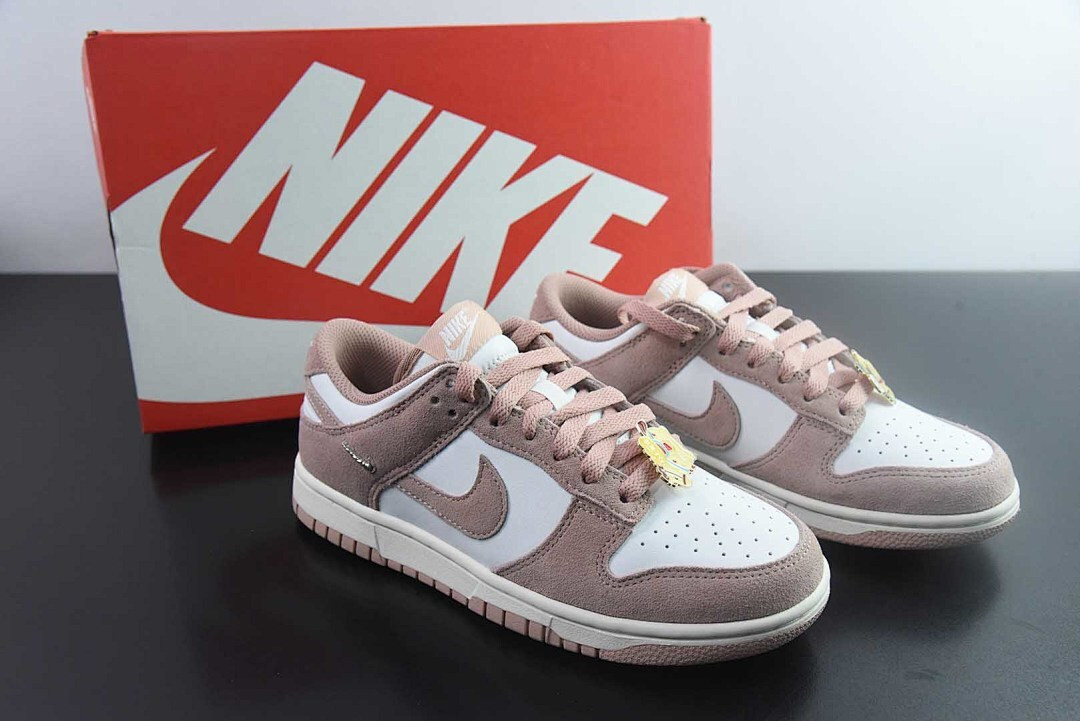 Nike Dunk Low Rose Whisper Gold Mini Swoosh IB4417-102