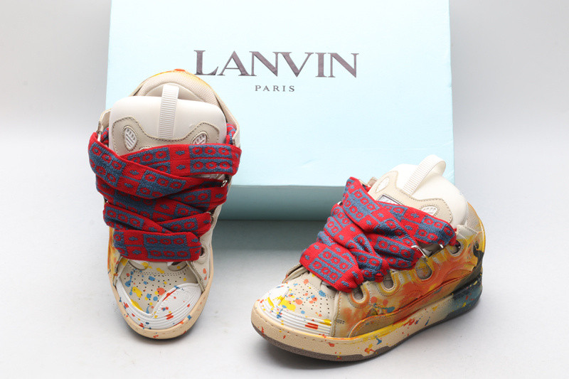 lanvin curb sneaker