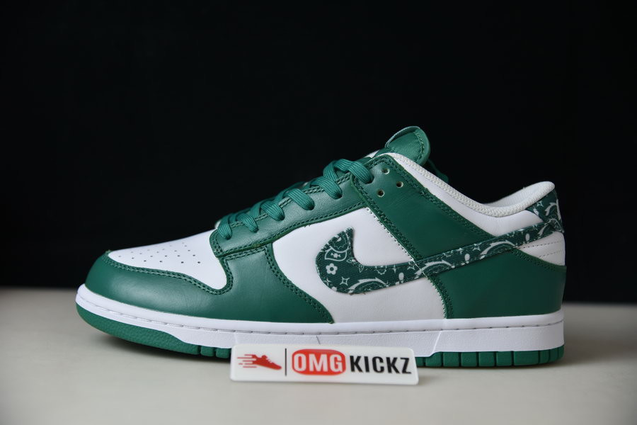 nike sb dunk low “green paisley ” dh4401-102