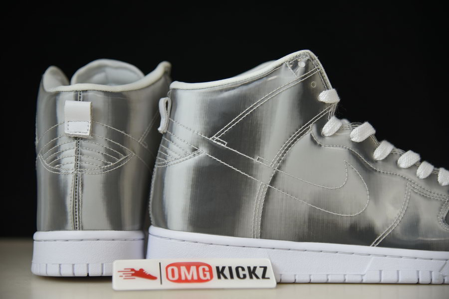 nike dunk high clot metallic silver dh4444-900
