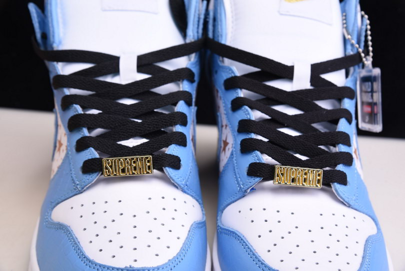 Svp*me x nike dunk high pro sb blue 307385-141