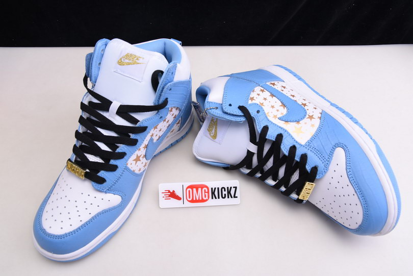 Svp*me x nike dunk high pro sb blue 307385-141
