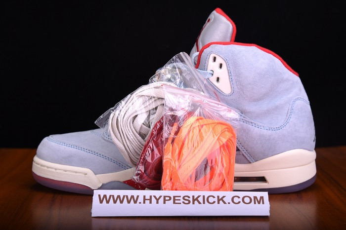 trophy room x air jordan 5 retro "ice blue" ci1899-400