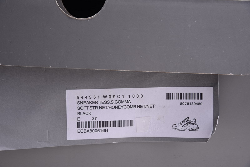 bc triple s trainer ‘all black distressed’’ 541624 w09o1 1000